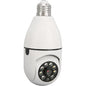 Telecamera IP led lampadina E27 wifi 2.4 Ghz lente 360° videosorveglianza visione notturna controllo remoto app - enzoled