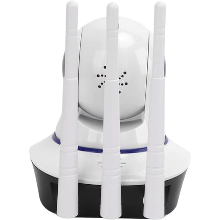 Telecamera IP motorizzata wireless hd 720p 3 antenne camera con connessione wifi o lan rj45 con microfono audio led infrarossi e registrazione su micro sd camera - enzoled