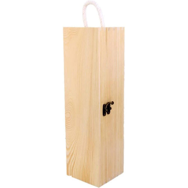 Cassetta portabottiglie in legno vino champagne per decoupage enzoled