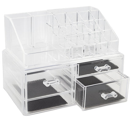 Organizer trucchi 16 scomparti 1 cassetto grande 1 medio 1 piccolo enzoled