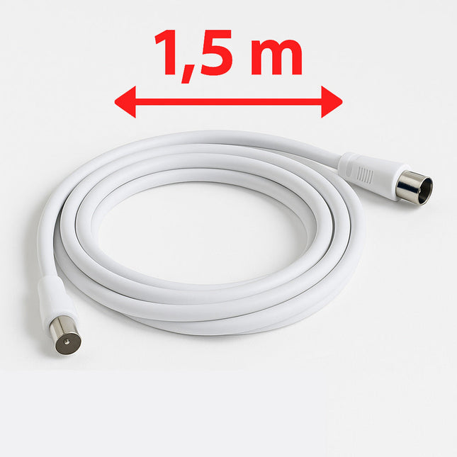 Prolunga antenna coassiale RG59 TV M/F 1.5-3-5-8 m video digitale enzoled
