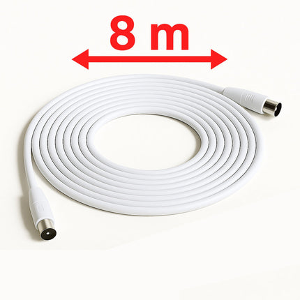 Prolunga antenna coassiale RG59 TV M/F 1.5-3-5-8 m video digitale enzoled