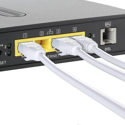 Cavo Rete LAN ethernet RJ45 Cat categoria 7e utp prolunga da 1,5 5 3 10 e 20 - enzoled