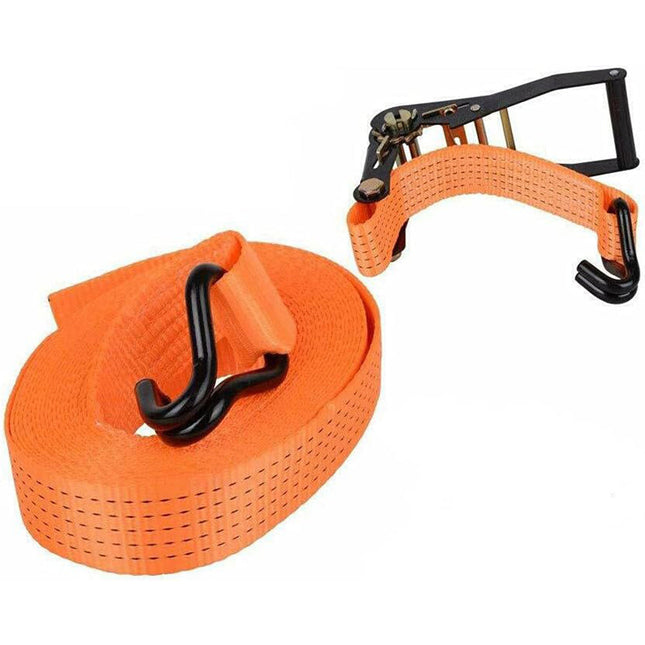 Cinghia ancoraggio cricchetto 1000kg 6m x 38mm ganci robusta enzoled