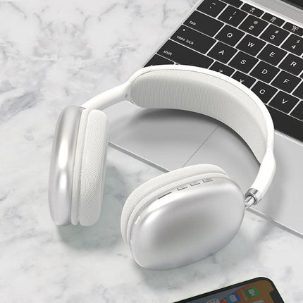 Cuffia bluetooth ricaricabile con microfono scheda TF x pc smarphone