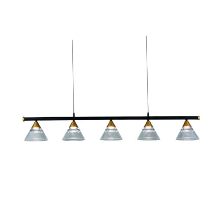 Lampadario da Soffitto 16W 3000K-6500K, Design Moderno Nero con Materiali Compositi - Ideale per Interni Eleganti enzoled
