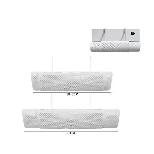 Deflettore universale per aria condizionata deviatore getto d'aria allungabile per condizionatore climatizzatore split - enzoled