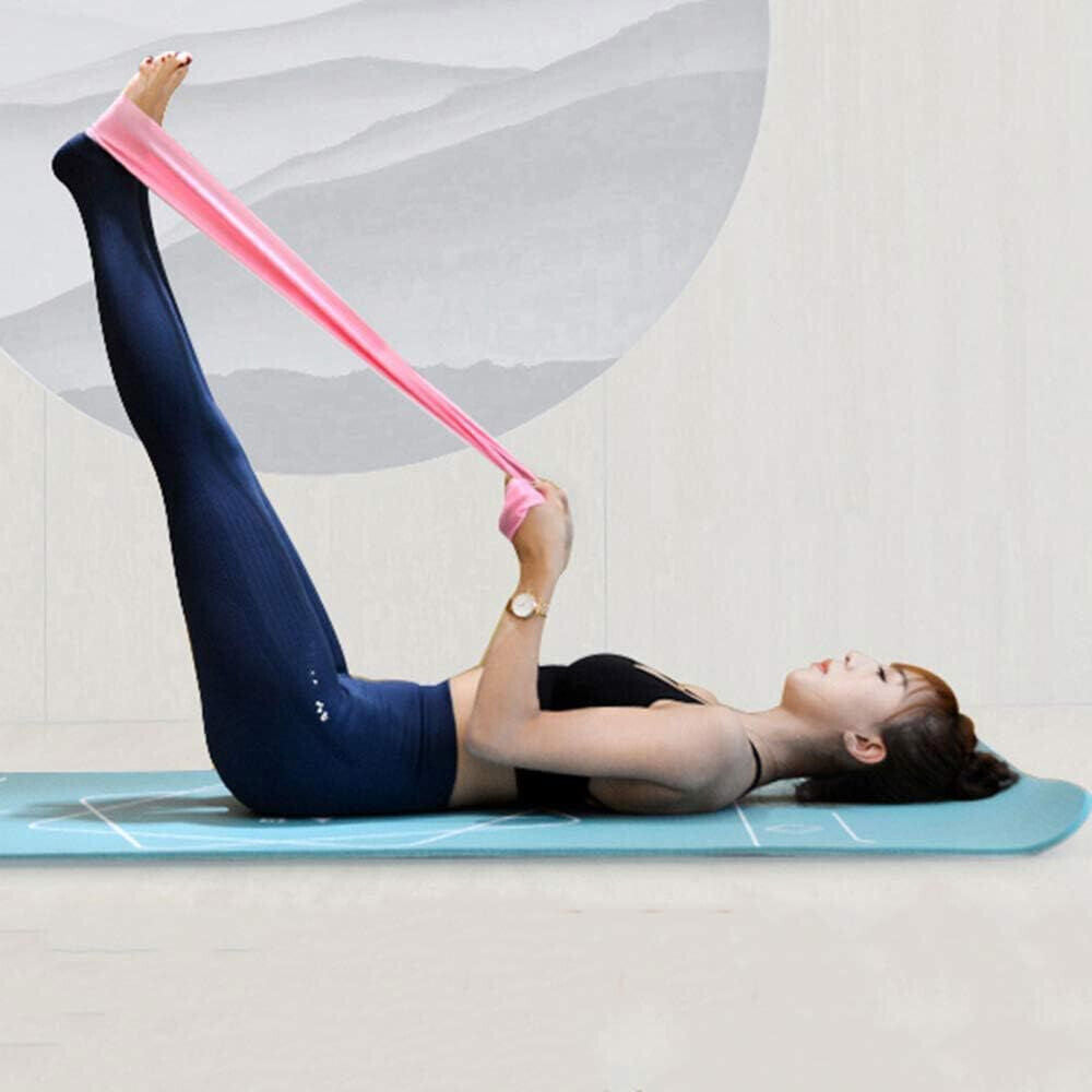 Banda elastica per allenamento fascia pilates per trazioni assistite crossfit resistenza sport riabilitazione 150x15 cm - enzoled