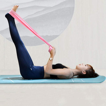 Banda elastica per allenamento fascia pilates per trazioni assistite crossfit resistenza sport riabilitazione 150x15 cm - enzoled