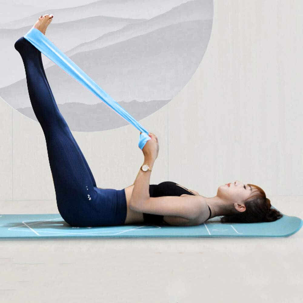 Banda elastica per allenamento fascia pilates per trazioni assistite crossfit resistenza sport riabilitazione 150x15 cm - enzoled