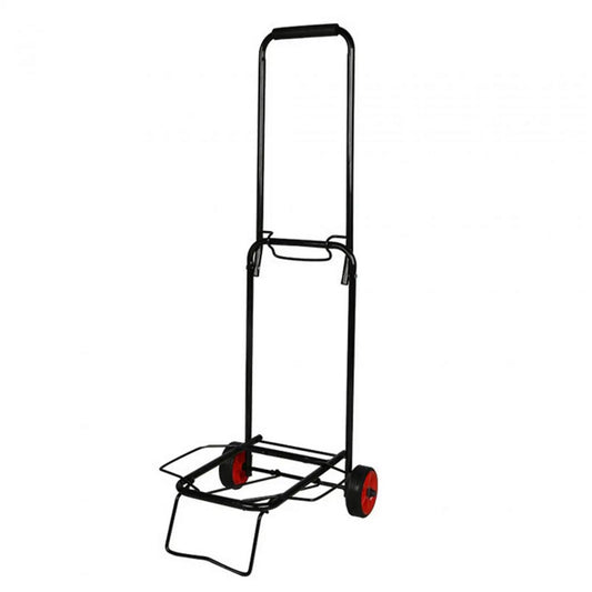 Carrello multiuso pieghevole richiudibile portapacchi carrellino a 2 ruote porta zaini valige borsa della spesa con elastico di sicurezza - enzoled