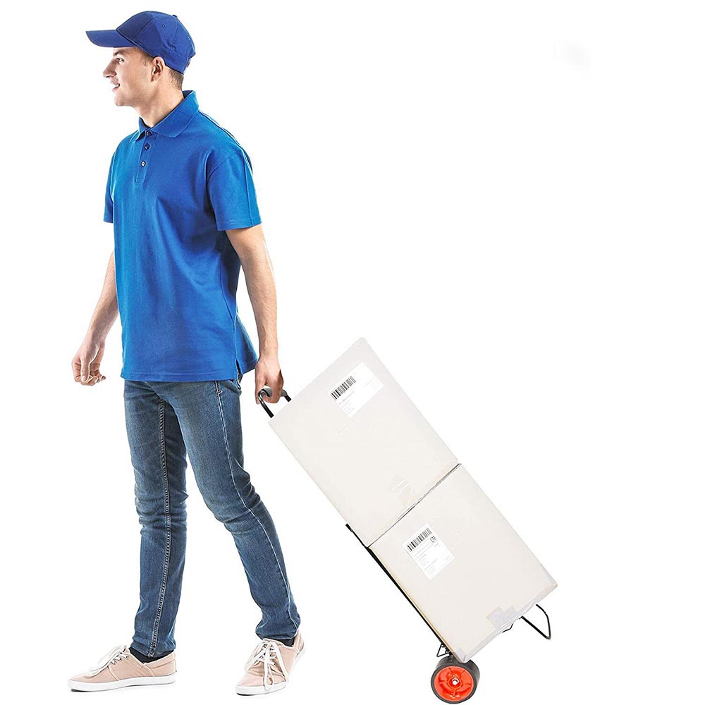 Carrello multiuso pieghevole richiudibile portapacchi carrellino a 2 ruote porta zaini valige borsa della spesa con elastico di sicurezza - enzoled