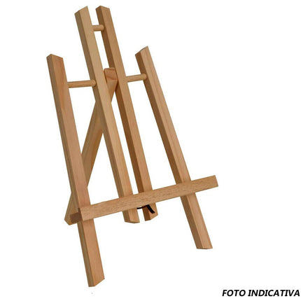 Cavalletto pittorico in Legno Leggero inclinabile Altezza 40,5 cm per Pittura o Esposizione di Tele Quadri e Foto arredo casa - enzoled