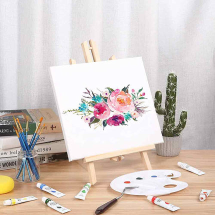 Cavalletto pittorico in Legno Leggero inclinabile Altezza 40,5 cm per Pittura o Esposizione di Tele Quadri e Foto arredo casa - enzoled