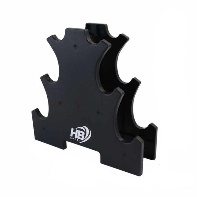 Espositore per pesi a tre ripiani a albero portatile scaffale supporto porta manubri - enzoled