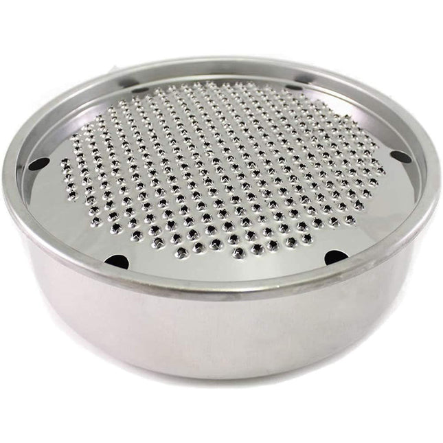 Grattugia per Formaggio Acciaio Inox grattaformaggio con vano Contenitore vaschetta raccogli Formaggio formaggiera - enzoled