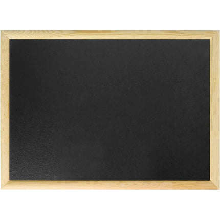 Lavagna con cornice in legno scrivibile con gesso gessetti lavagnetta promemoria varie dimensioni - enzoled