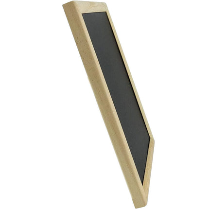 Lavagna con cornice in legno scrivibile con gesso gessetti lavagnetta promemoria varie dimensioni - enzoled