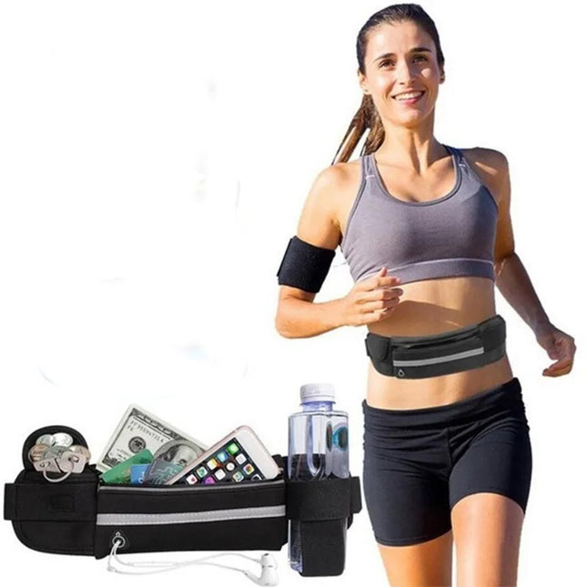 Marsupio sport running da corsa cintura regolabile porta cellulare borsa  portaoggetti da viaggio - enzoled