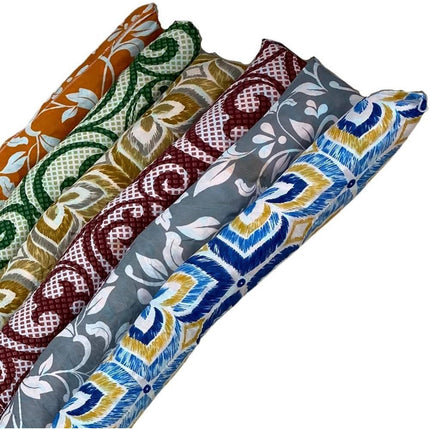 Paraspifferi in tessuto 100 o 140 cm antivento cuscino per correnti d'aria parafreddo per porte finestre infissi portoni - enzoled