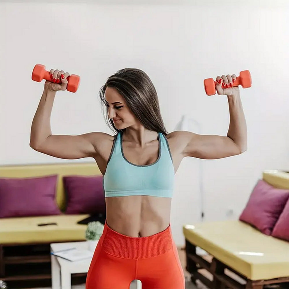 Pesi manubri da 8 kg Sport 2 pz Manubrio Peso Allenamento Fitness Sport Dody duling - enzoled