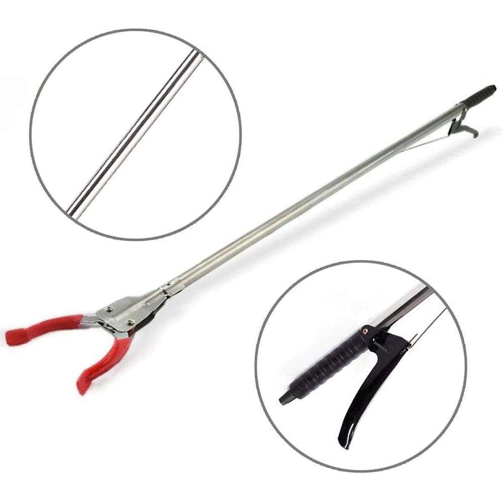 Pinza prenditutto prensile 90 cm asta raccoglitore prendi raccogli tutto oggetti e rifiuti - enzoled