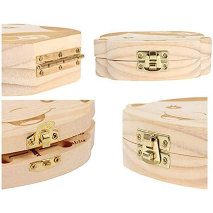 Scatoletta porta dentini da latte cofanetto legno scatola porta denti ombelico per maschietto idea regalo - enzoled