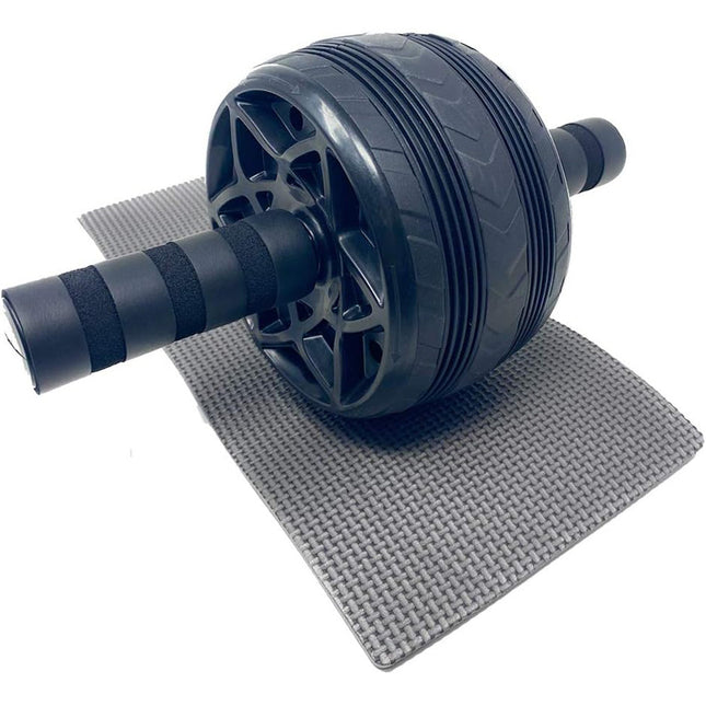 Ruota addominali ABS fitness sport palestra esercizio fisico per allenare l'addome flessioni tappetino supporto ginocchia - enzoled