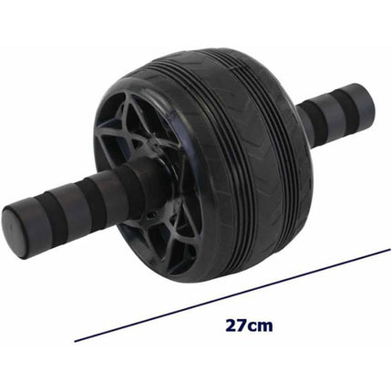 Ruota addominali ABS fitness sport palestra esercizio fisico per allenare l'addome flessioni tappetino supporto ginocchia - enzoled