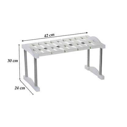 Scaffale sottolavello mensola salvaspazio portaoggetti organaizer da cucina bagno varie dimensioni - enzoled