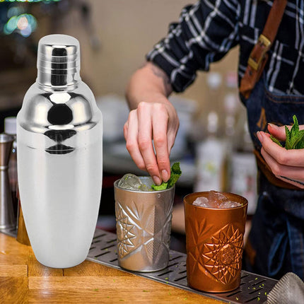 Shaker in acciaio da 530 ml per cocktail mixer per drink accessori barman bartender barista - enzoled
