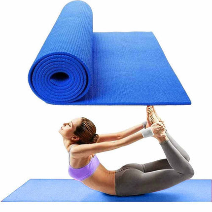 Tappetino yoga 173x61 antiscivolo tappeto palestra fitness aerobica pilates ginnastica spessore 4 mm - enzoled