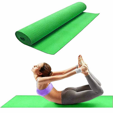 Tappetino yoga 173x61 antiscivolo tappeto palestra fitness aerobica pilates ginnastica spessore 4 mm - enzoled