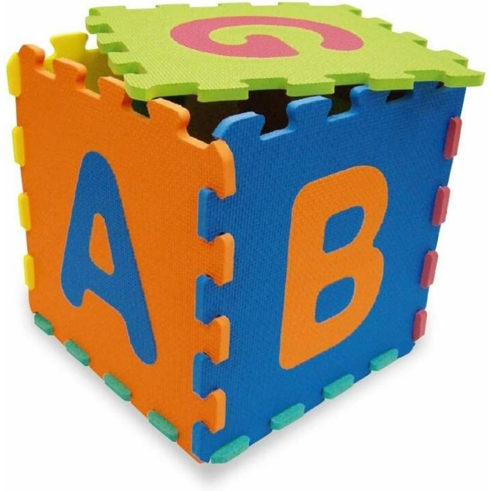 Tappeto puzzle bambini morbido da comporre 10 pezzi in schiuma antiurto lavabile superficie di gioco - enzoled
