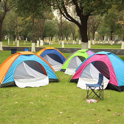 Tenda da mare campeggio 2 posti con zanzariera sacca per il trasporto igloo 200x150 cm - enzoled