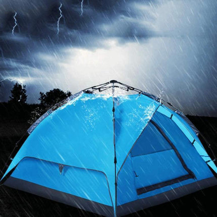 Tenda da campeggio 2 posti persone impermeabile con chiusura zip igool con sacca per il trasporto 200x150x120 cm - enzoled