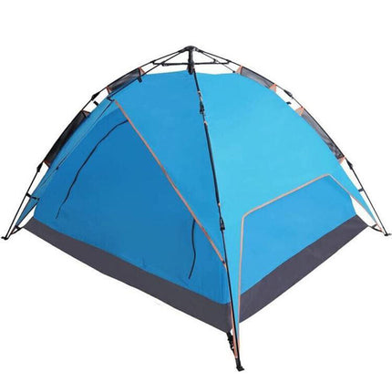 Tenda da campeggio 2 posti persone impermeabile con chiusura zip igool con sacca per il trasporto 200x150x120 cm - enzoled