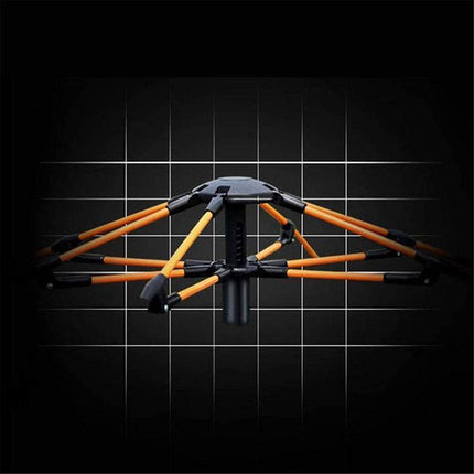 Tenda da campeggio 2 posti persone impermeabile con chiusura zip igool con sacca per il trasporto 200x150x120 cm - enzoled