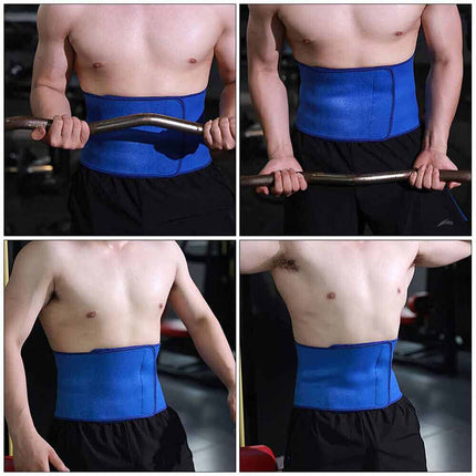 Tutore per schiena regolabile fascia elastica con chiusura strappo cintura di sostegno lombare 96x17 cm - enzoled