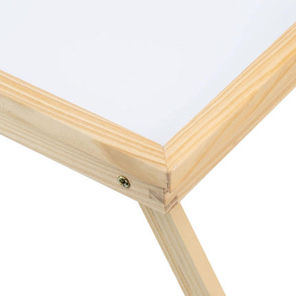 Vassoio per colazione a letto divano tavolino con gambe richiudibili in legno per decoupage supporto per pc notebook - enzoled