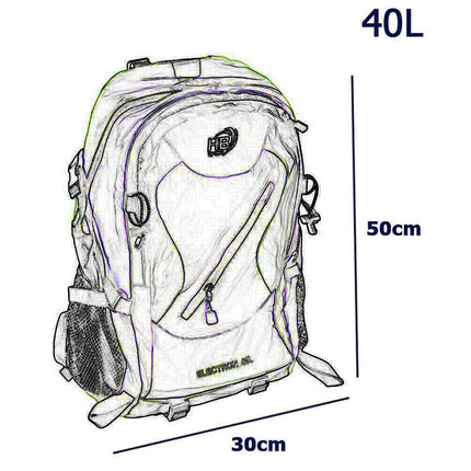 Zaino da hiking trekking sportivo 40L per viaggio mare montagna campeggio escursionismo zainetto leggero - enzoled