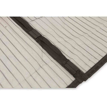Zanzariera magnetica nera per porte finestre tenda chiusura con calamita antizanzare insetti mosche universale varie misure - enzoled