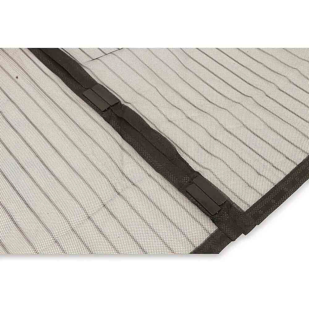 Zanzariera magnetica nera per porte finestre tenda chiusura con calamita antizanzare insetti mosche universale varie misure - enzoled