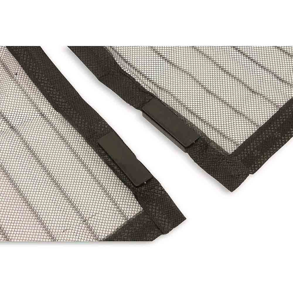 Zanzariera magnetica nera per porte finestre tenda chiusura con calamita antizanzare insetti mosche universale varie misure - enzoled