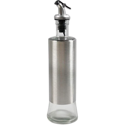 Dosatore Olio e aceto in Vetro con Tappo ermetico 200ml e 500ml