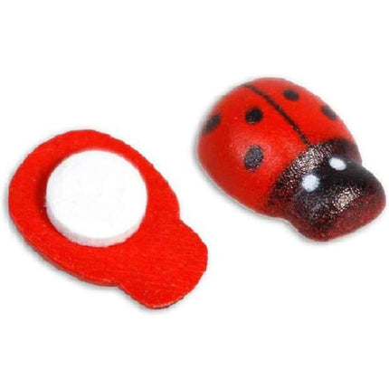 Coccinelle adesive 100 pezzi decorazione biglietti regali bomboniere laurea portafortuna fai da te - enzoled