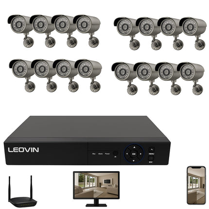 Dvr 16 canali 6IN1 AHD TVI CVI full HD 1080P videosorveglianza 5MPX enzoled
