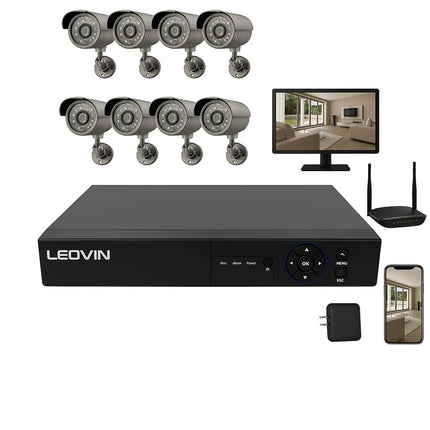 Dvr 8 canali 6IN1 AHD TVI CVI full HD 1080P videosorveglianza 5MPX enzoled