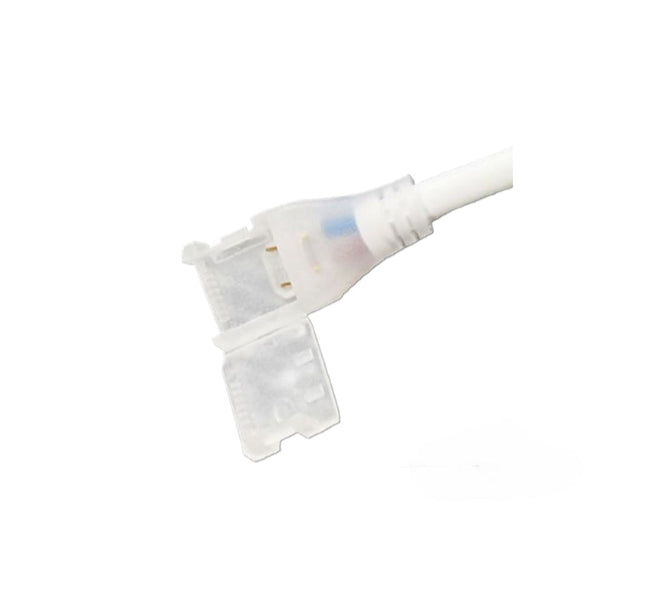 10 Connettori Alimentazione Flessibili per Strip LED 220V 8mm SMD-3535 – Collegamento Rapido per Strisce LED enzoled