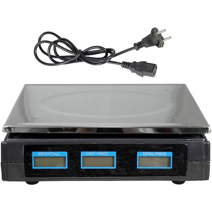 Bilancia digitale elettronica peso max 40 kg 6 display retroilluminati divisione 2 gr peso minimo 200 gr - enzoled